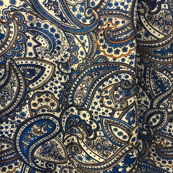 NWT Ava & Aiden blue paisley skirt, size large, new with tags - Picture 6 of 9